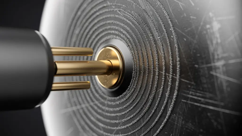 Vue macro d'un câble de charge magnétique se connectant à une montre connectée pour mise à jour