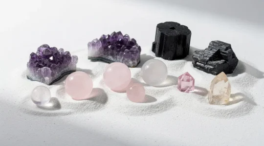 Composition apaisante de pierres fines pour la lithothérapie anti-stress