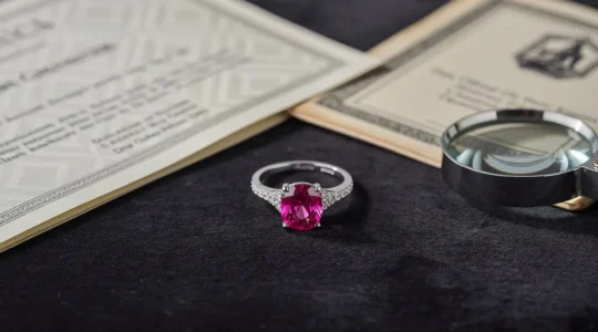 Pièces de haute joaillerie exceptionnelles avec diamants roses et certificats de laboratoire