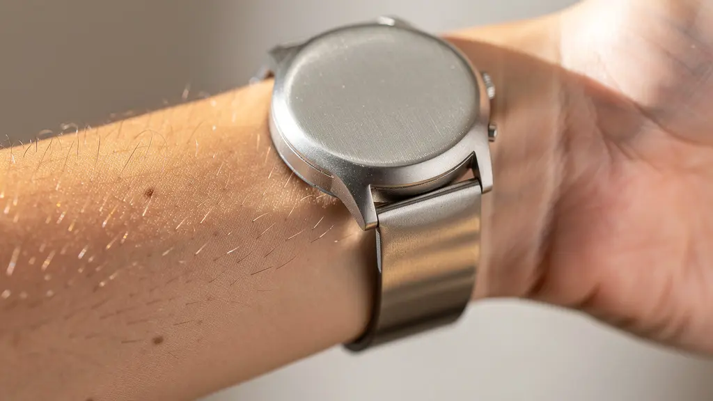 Démonstration du test de frottement pour détecter une réaction au nickel